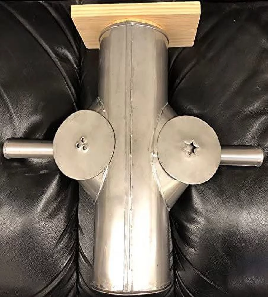 Made in Mexico Mejicana Churrera Churro Maker Churros Manual Hand Machine Metal/Wood w/2 molds