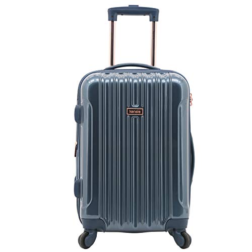 kensie Women's Alma Hardside Spinner Luggage, Expandable, Japanese Carmine Red, Carry-On 20-Inch