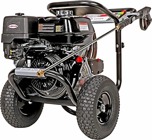 Simpson 61014 3500 PSI at 2.5 GPM Honda GX200 with AAA AX300 Axial Cam Pump Cold Water Professional Gas Pressure Washer PS61002-S