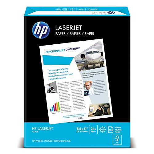 HP Paper Printer | 8.5 x 11 Paper | Premium 32 lb | 1 Ream - 500 Sheets | 100 Bright | Made in USA - FSC Certified | 113100R