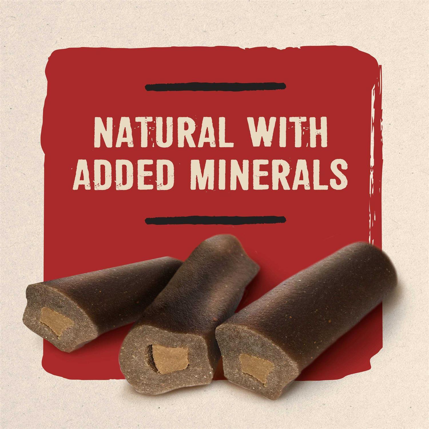 Purina Prime Bones Natural Dog Treats Filled Chew With Pasture-Fed Bison - Pet Supplies online store