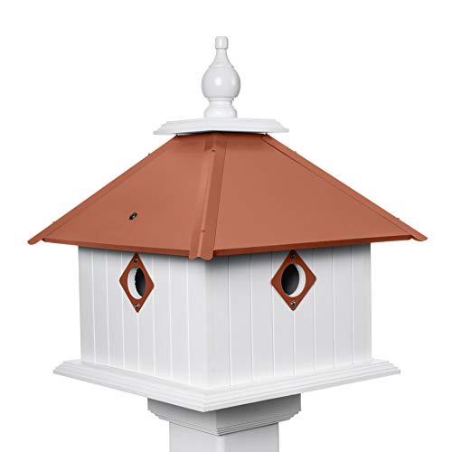 Jasmine Bird House (Hammered Copper)
