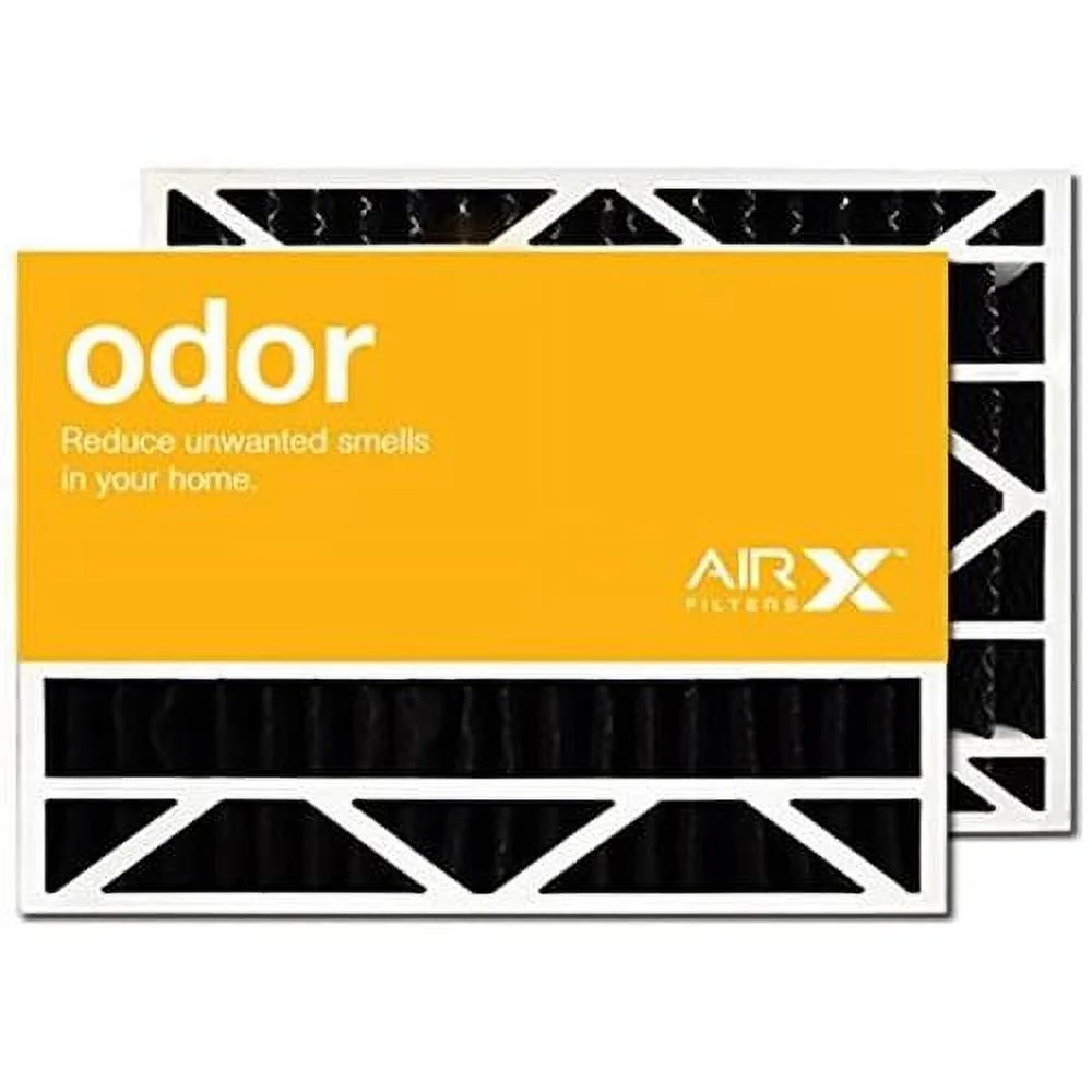 Odor 20X25x5 Media Air Filter MERV 8 Replement For Bryant CARF8250602 CARFC100A1037 CARL86469 FILBBCAR0020, 2-Pk
