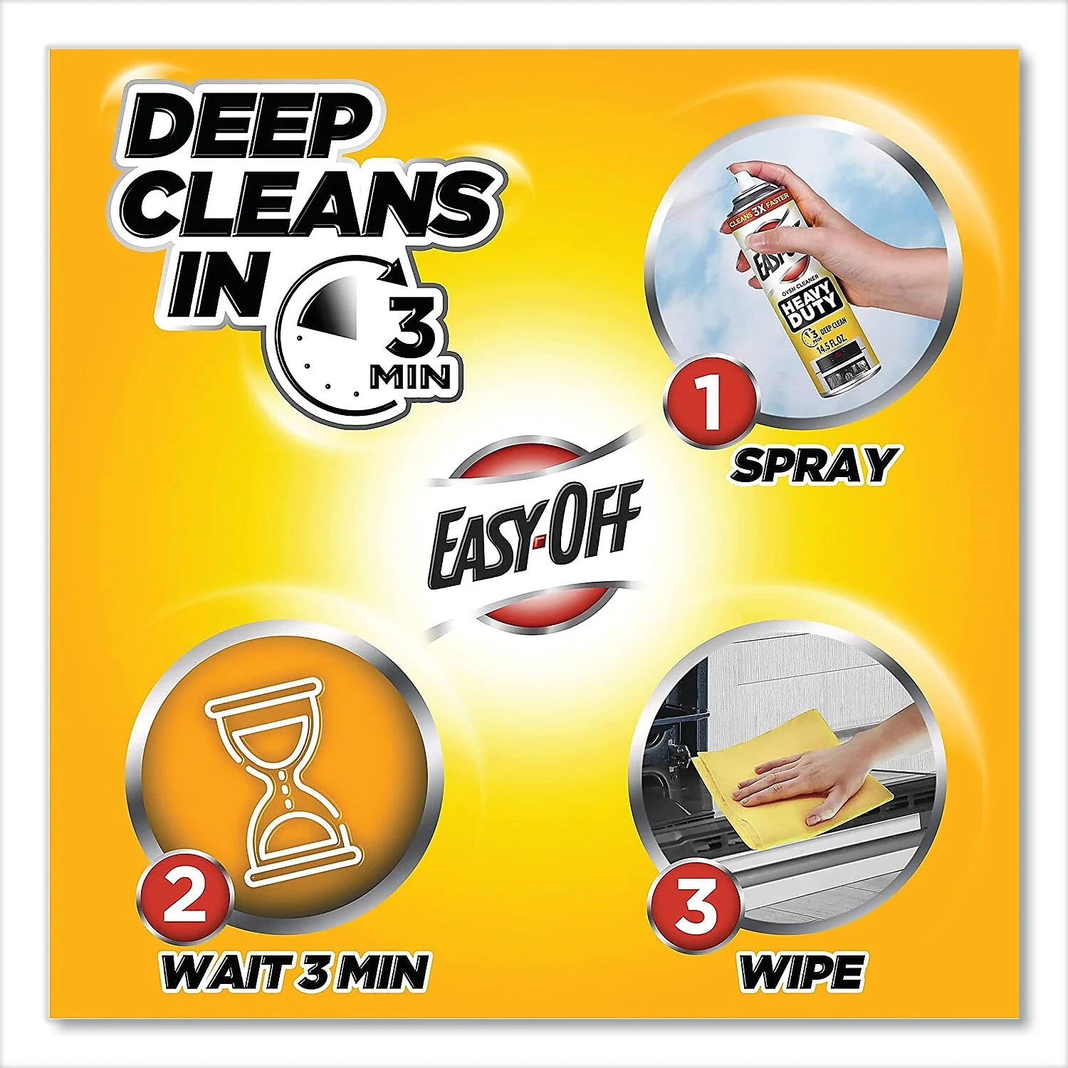 Easy-Off Heavy Duty Oven & Grill Cleaner 6/24 oz.​