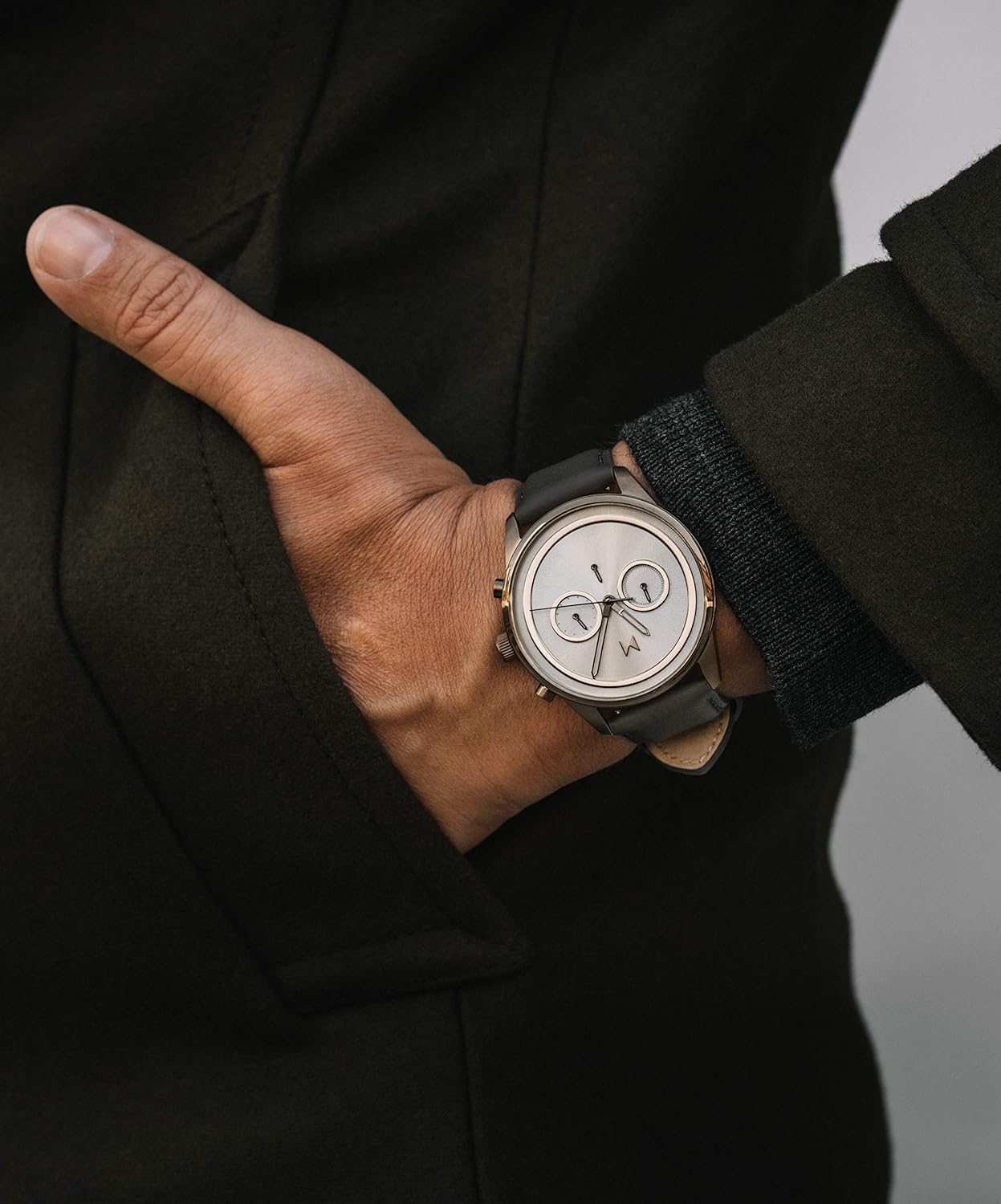 MVMT Men's 28000126 Powerlane 43mm Quartz Chronograph Watch