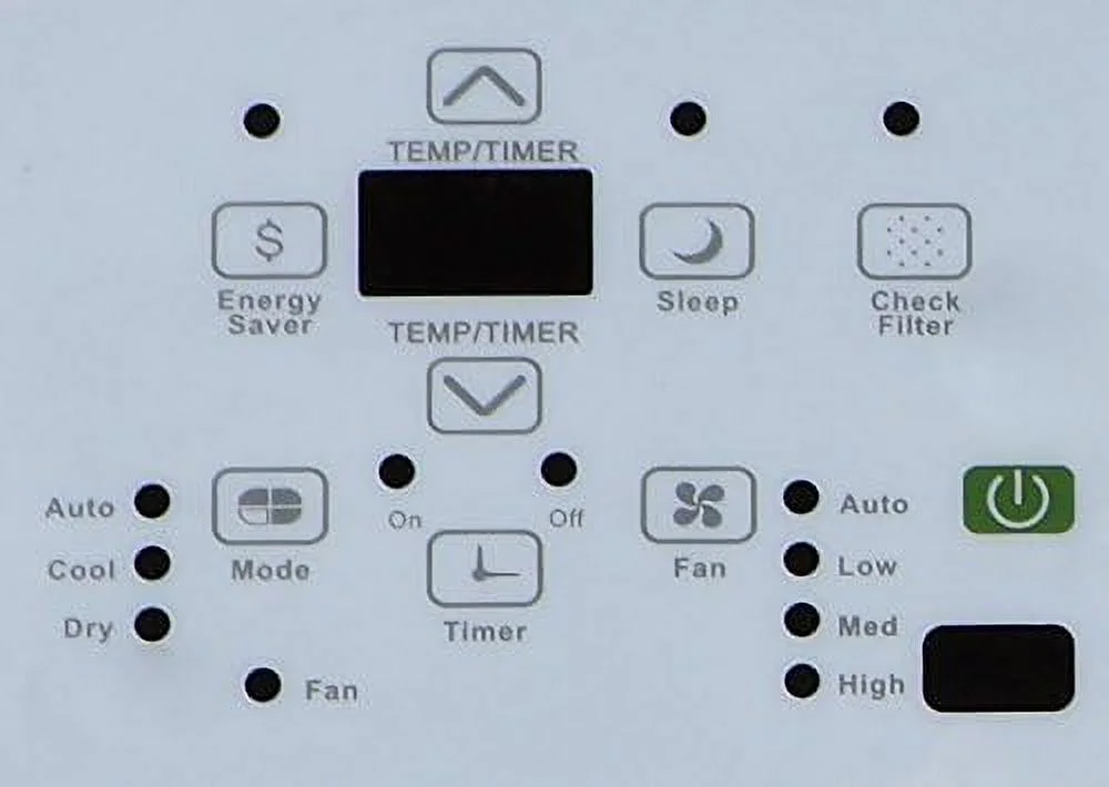BTU/H Electronic Through The Wall Air Conditioner, 5-15P/110