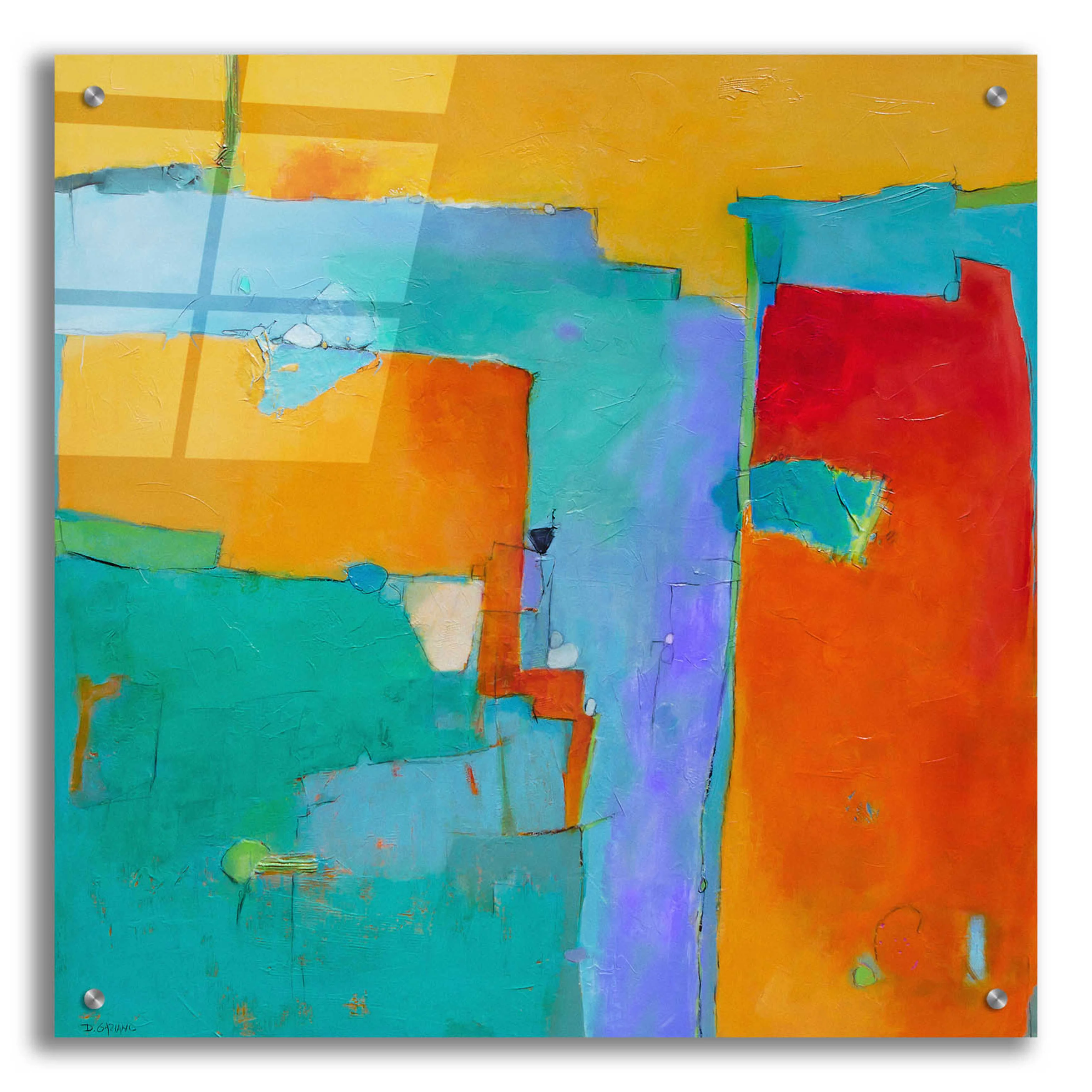 Epic Art 'Shades of a City' by Dorothy Gaziano, Acrylic Glass Wall Art, 24