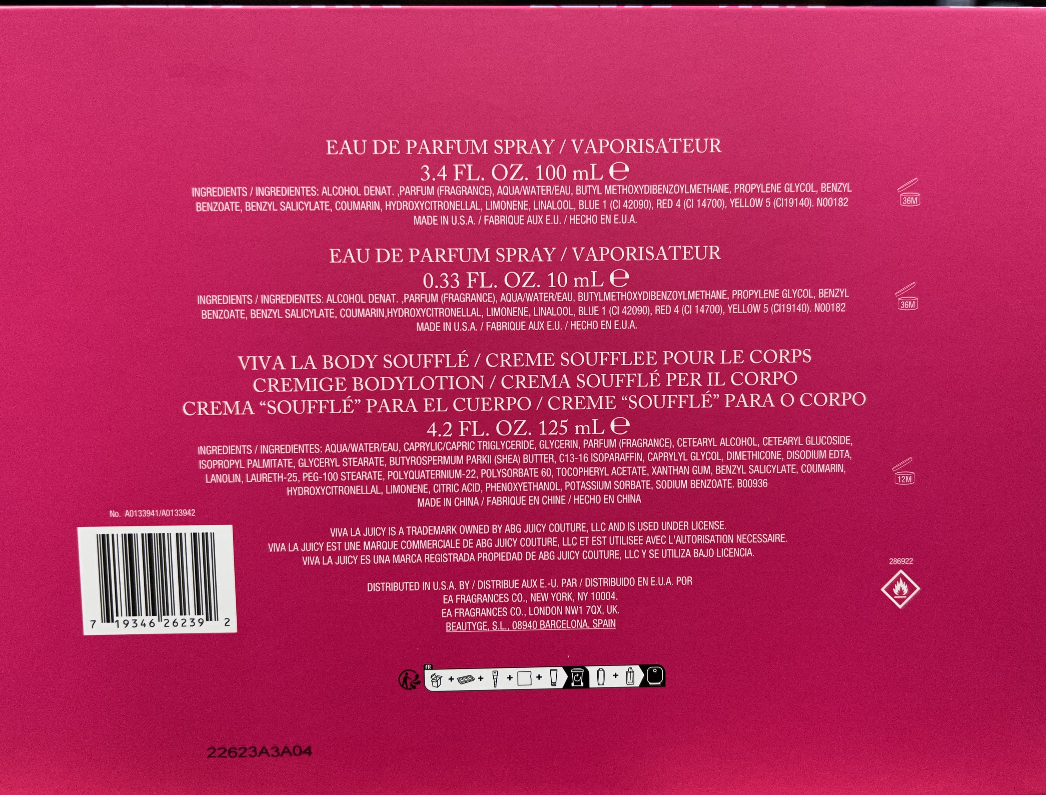 Viva La Juicy by Juicy Couture, 3 Piece Gift Set for Women