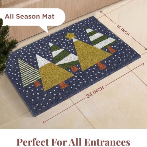 Folkulture Welcome Matt Outdoor | (16 x 28) Front Door Mat Outside Entrance | Outdoor Mats for Entryway | Doormats for Home | Door Mats for Outside Entry | Cute Door Mats Entrance