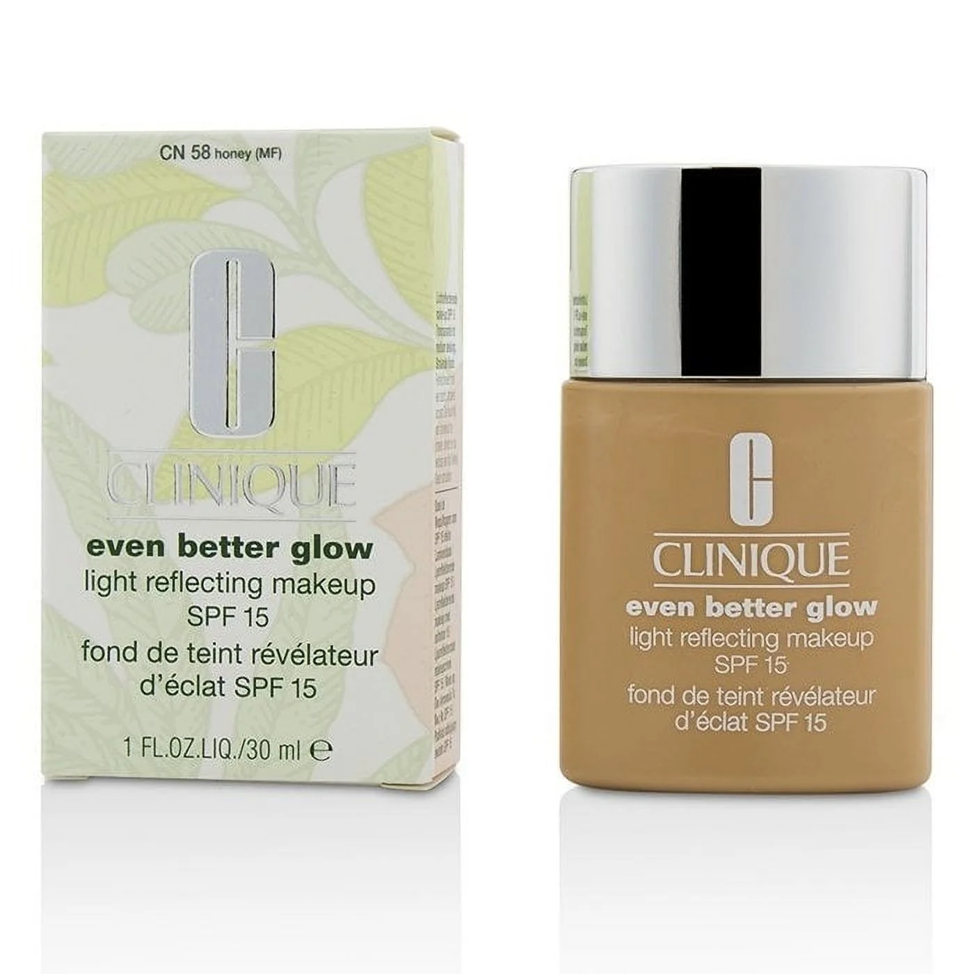 Even Better Glow Light Reflecting Makeup SPF 15 - 58 Honey by Clinique for Women - 1 oz Foundation