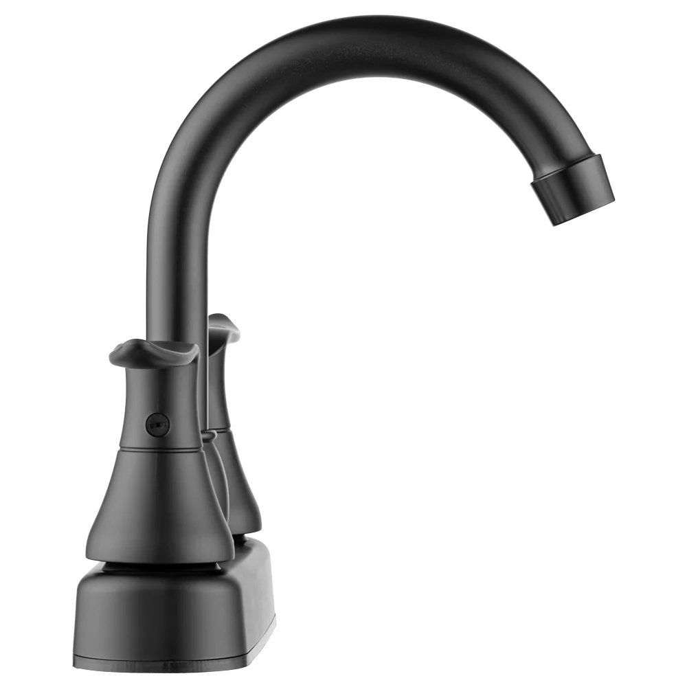 Dura Faucet FPB155LHMB RV Swivel Bar Faucet with Classical Levers - Matte Black