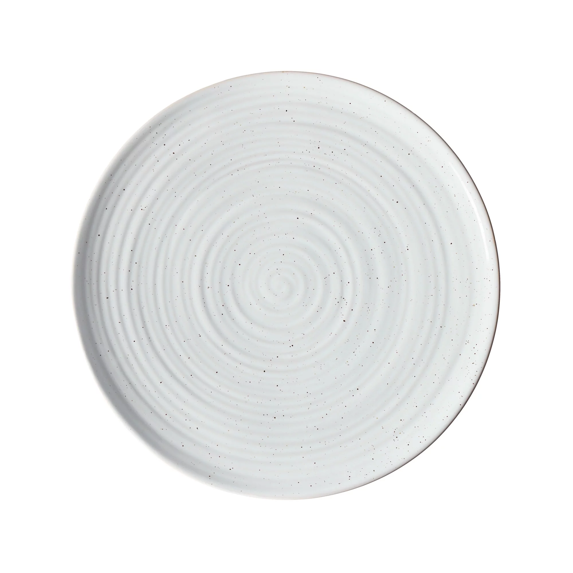 Better Homes & Gardens- Abott White Round Stoneware 16-Piece Dinnerware Set