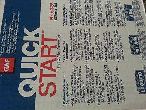 GAF QuickStart 33-lin ft Black Starter Roof Shingles