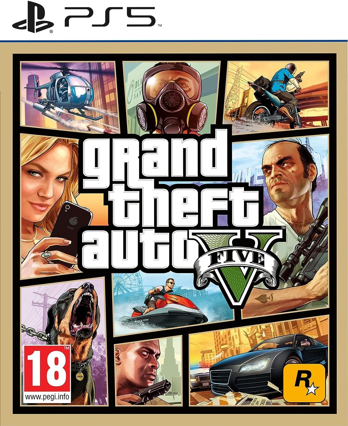 ROCKSTAR GAMES Grand Theft Auto V Standard ALLEMAND, Anglais, English, Italien Playstation 5
