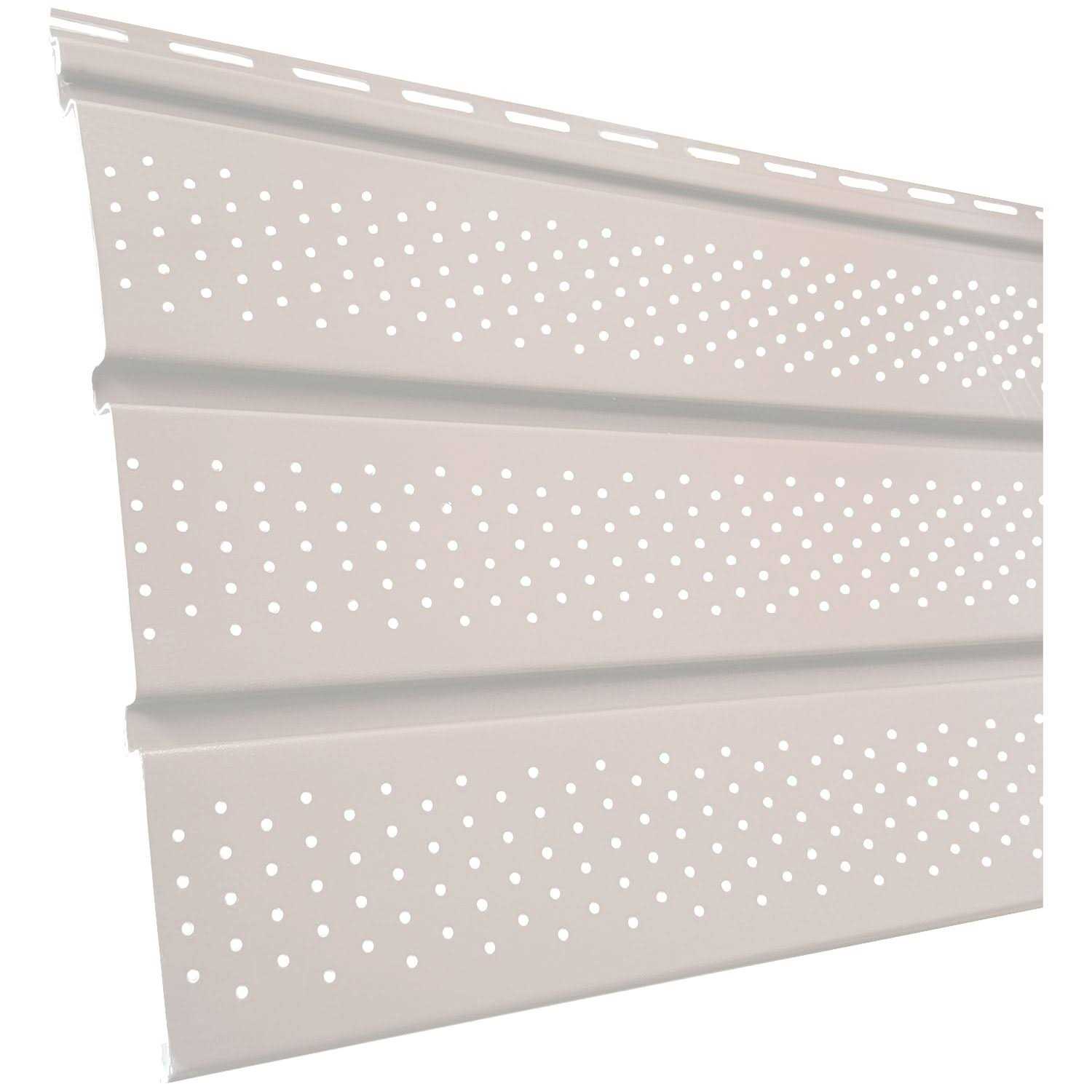 Polaris 12 Inch Smooth Vented Vinyl Soffit