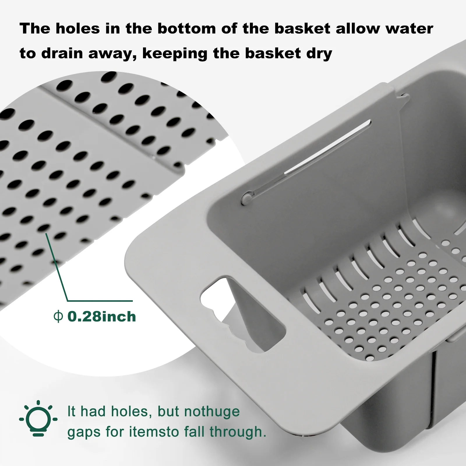 Ryanstar Racing 2 pcs Adjustable Freezer Baskets for Chest Freezer Deep Freezer Organizer Bins Universal Freezer Storage Bins with Handle Freezer Organization Accessories for Kitchen