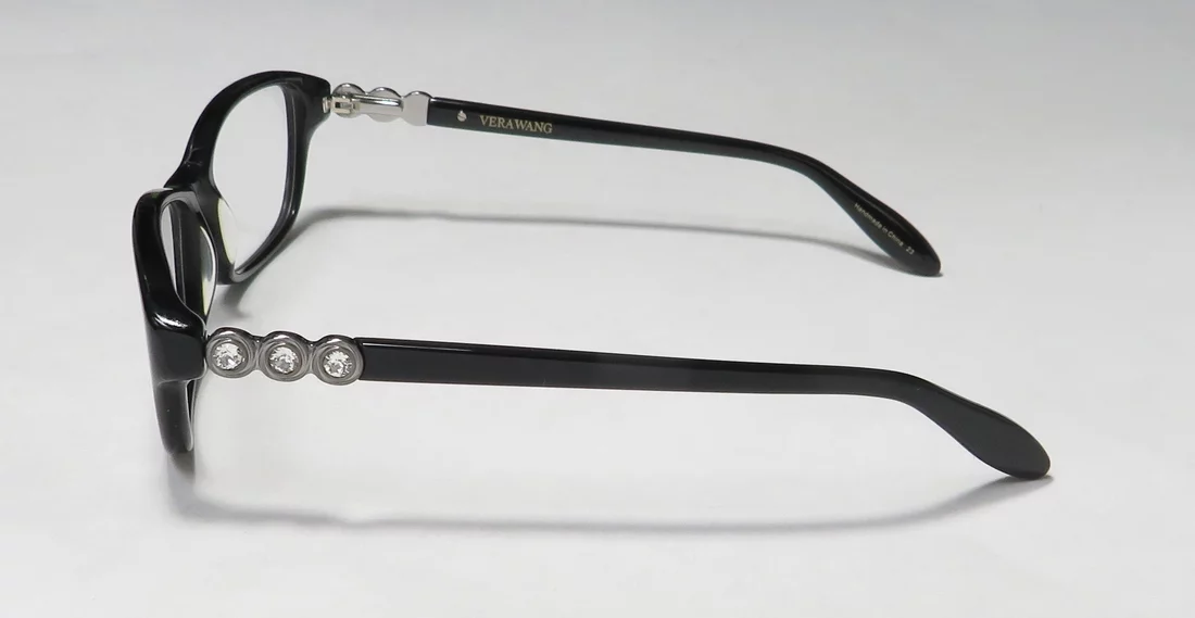 VERA WANG Eyeglasses ELGANTINE Black 52MM