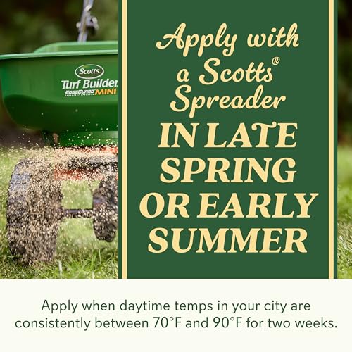 O.M. Scott and Sons Tall Fescue Blend Grass Seed, Fertilizer and Soil Improver, Naturally Crowds Out Weeds, Covers Up to 2,000 sq. ft., 8 lbs.