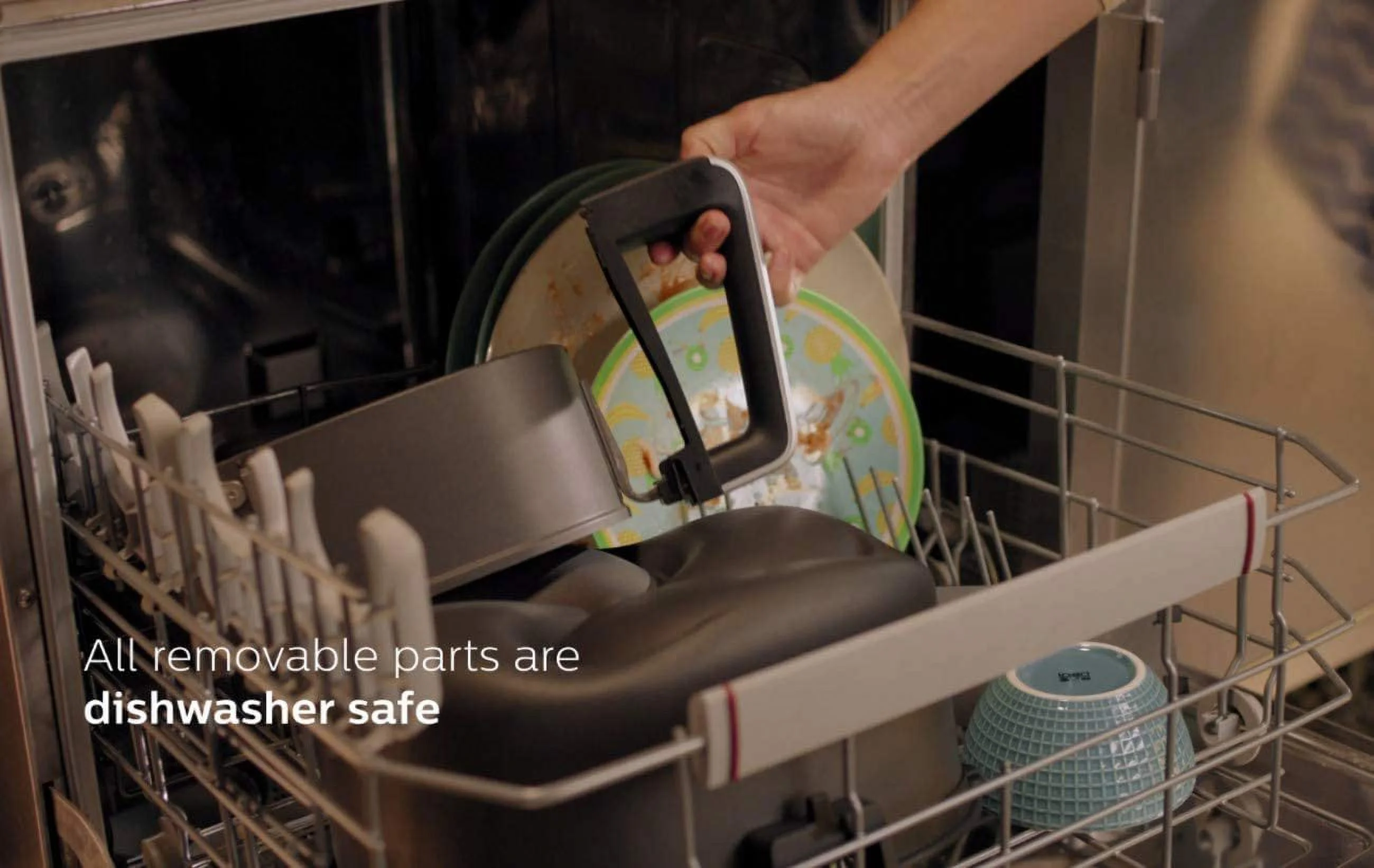 philips twin turbostar technology xxl airfryer with fat reducer, analog interface, 3lb/4qt, black - hd9630/98