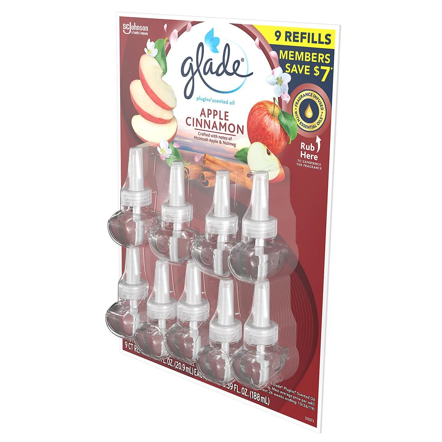 Glade PlugIns Hawaiian Breeze Scented Oil Refill, Essential Oil Infused Wall Plug In (6.39 fl. oz., 9 ct.)
