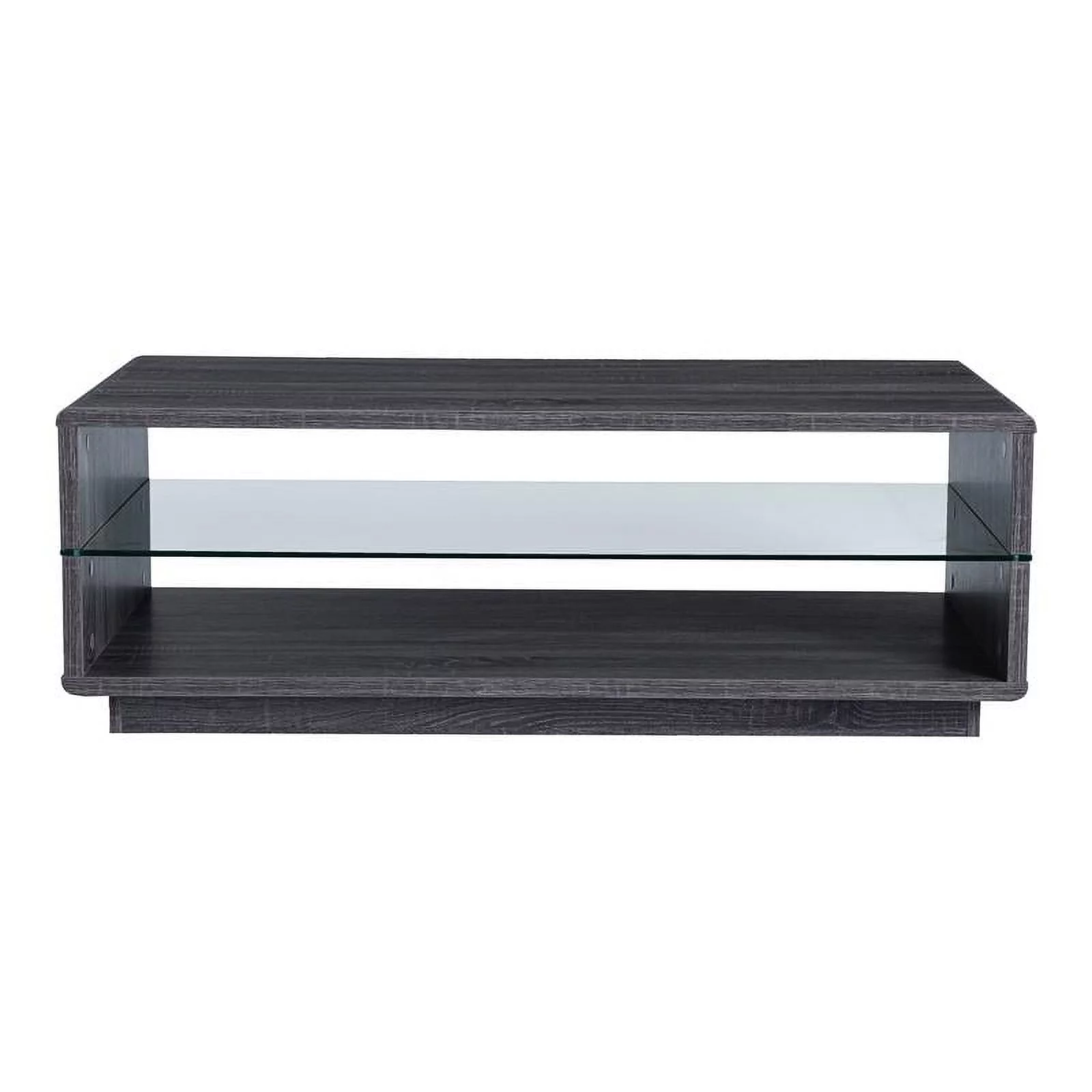 Furniture of America Celma Wood 3-Piece Coffee Table Set in Distressed Gray