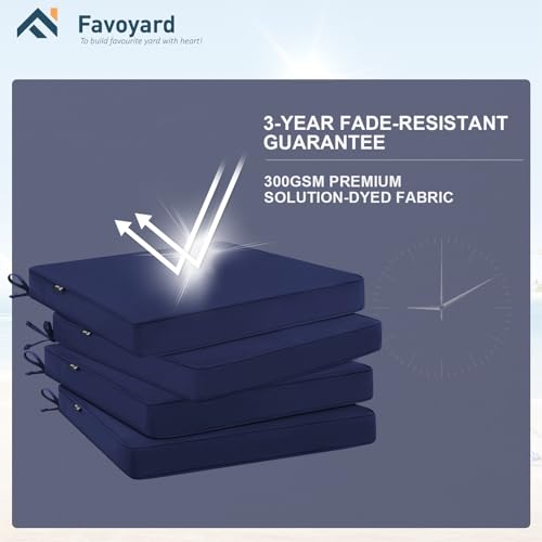 Favoyard Outdoor Chair Cushions 19