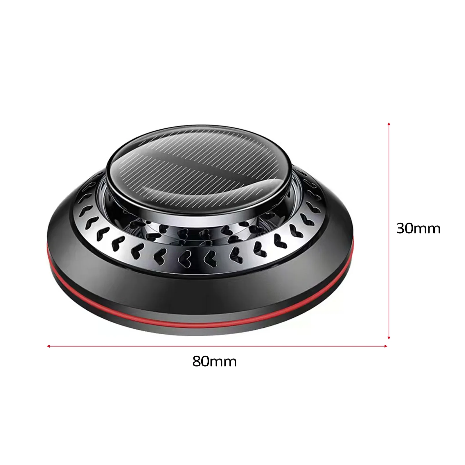 Aumotop Car Aromatherapy Essential Oil Diffuser with Beech Cologne, Solar Energy Air Freshener for Antifreeze Snow Removal