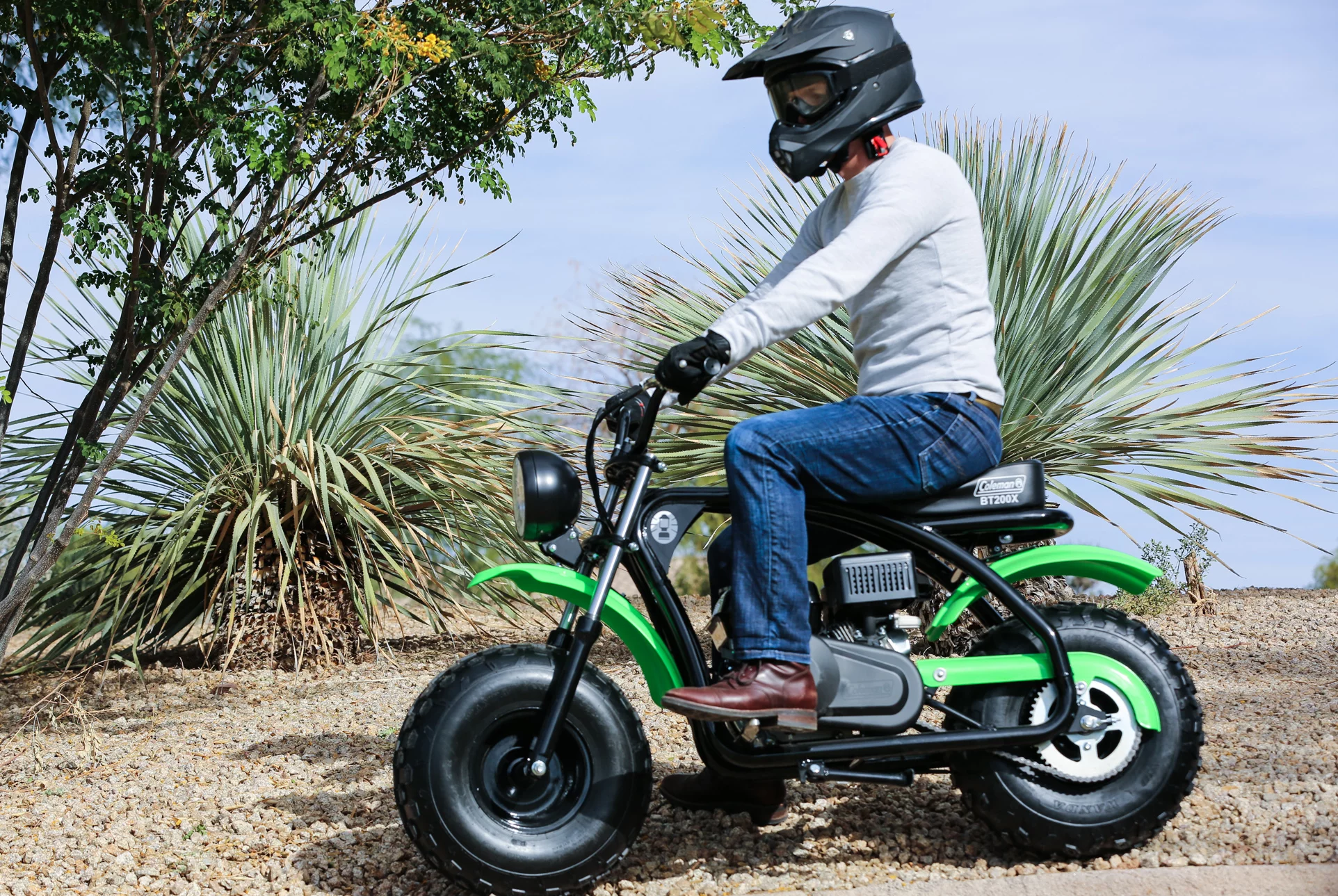 Coleman BT200X-G 196CC Gas Powered Green Mini Bike