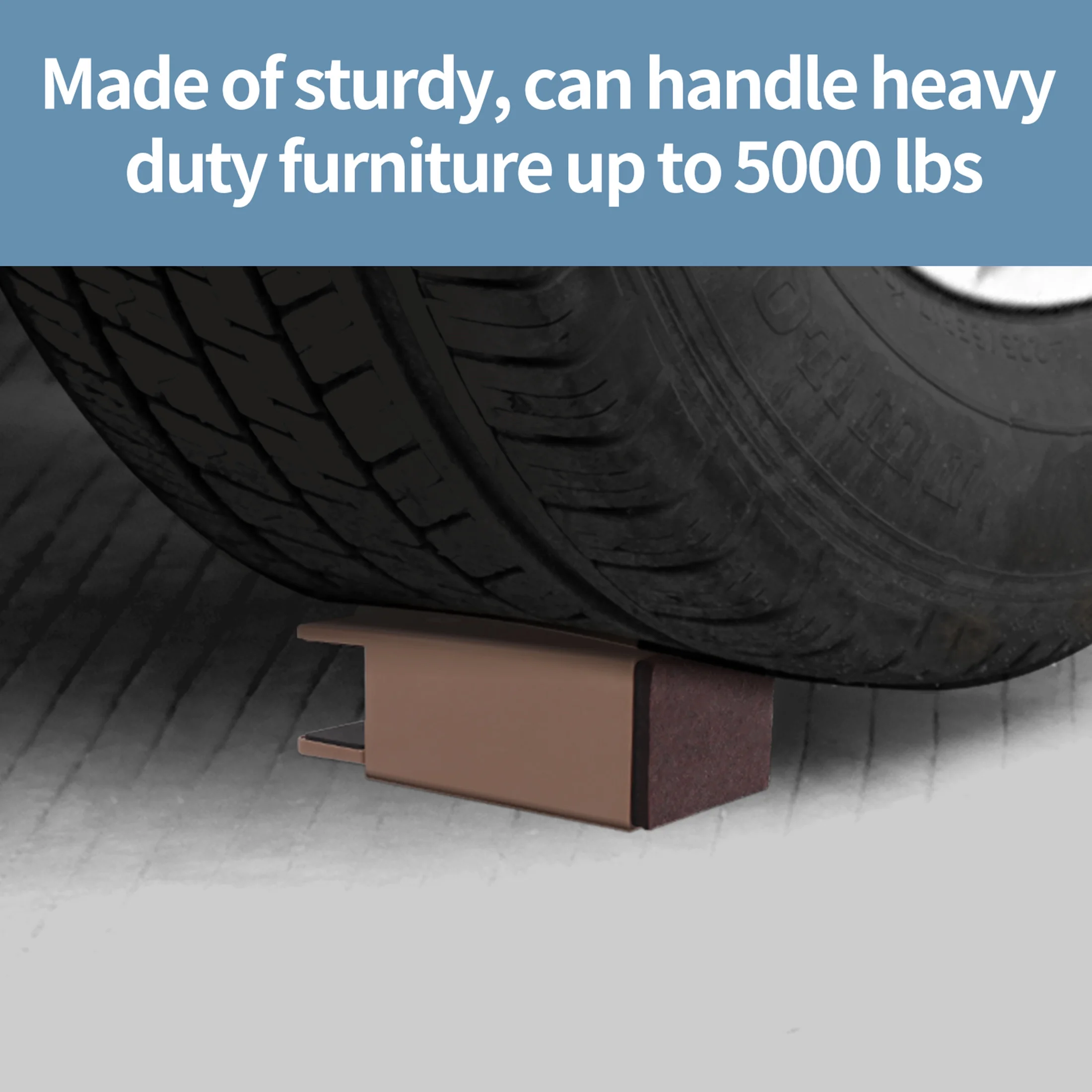 Ezprotekt Adjustable Bed Riser, Fits Foot Thickness of Bed from 0 to 1.5