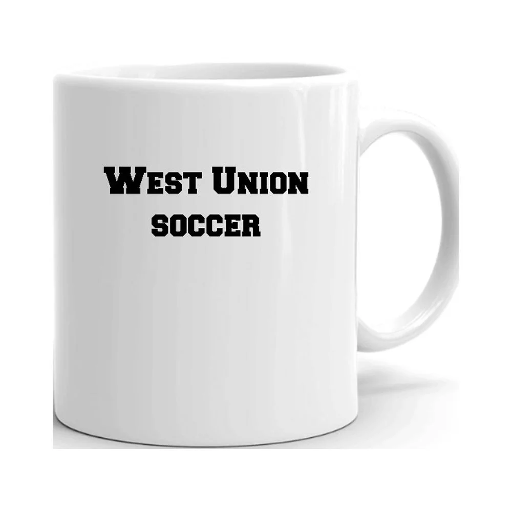 West Union Soccer Ceramic Dishwasher And Microwave Safe Mug By Undefined Gifts