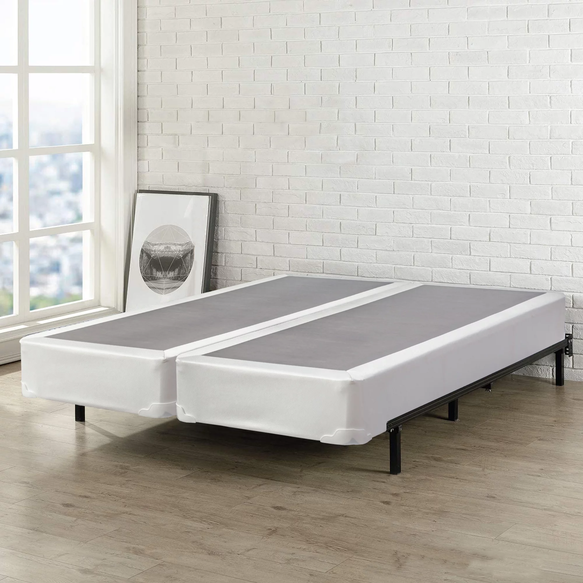 Wayton, 8” Split Fully Assembled Box Spring for Mattress, Queen