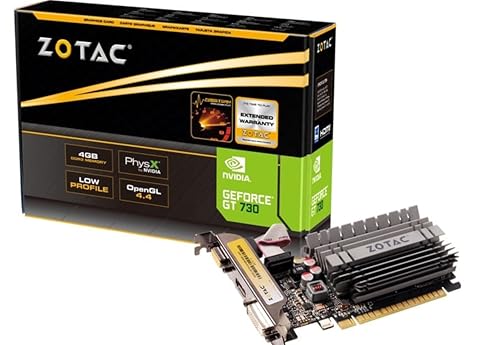 ZOTAC GeForce GT 730 Zone Edition 4GB DDR3 PCI Express 2.0 x16 (x8 lanes) Graphics Card (ZT-71115-20L)