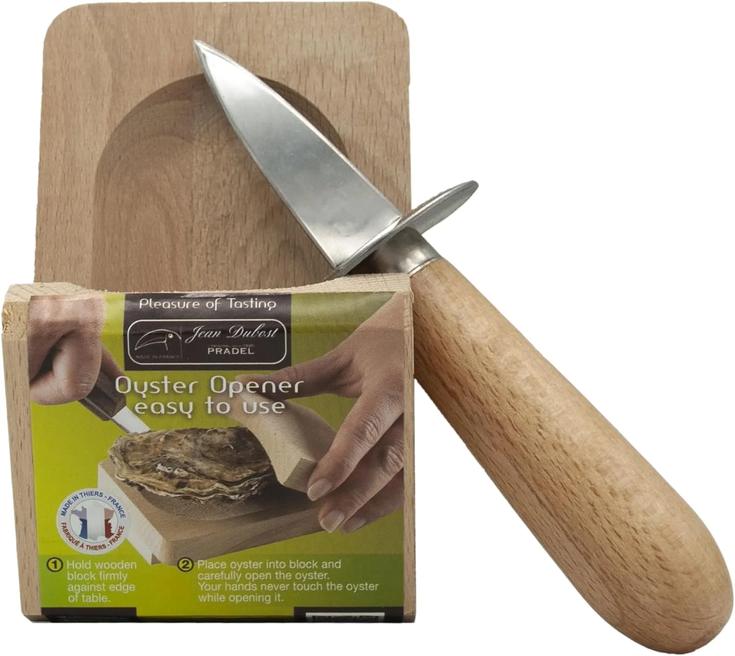 Laguiole Oyster Opener, Stainless Steel Blades, Marine