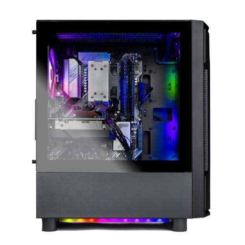 Skytech Archangel Gaming PC Desktop, Intel i5 13400F 2.5 GHz (4.6GHz Turbo Boost), NVIDIA RTX 4060 8GB GDDR6, 2TB SSD, 32GB DDR5 RAM 5200 RGB, 650W Gold PSU, Wi-Fi, Win 11 Home