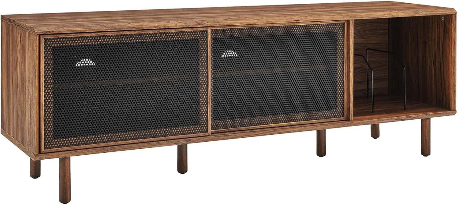 Modway Kurtis MDF Particleboard TV and Record Stand for TVs up to 65