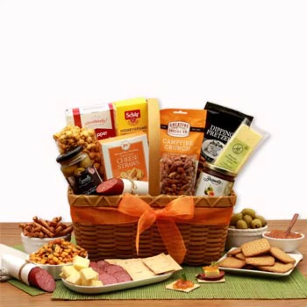 GBDS Gourmet Picnic Basket Gift Basket - gourmet gift basket