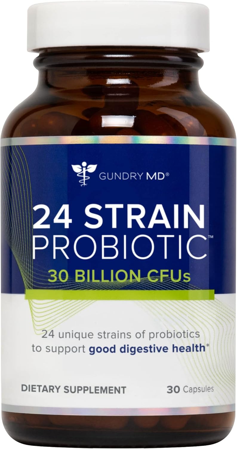 Gundry MD® 24 Strain Probiotic with 30 Billion CFUs, 30 Count