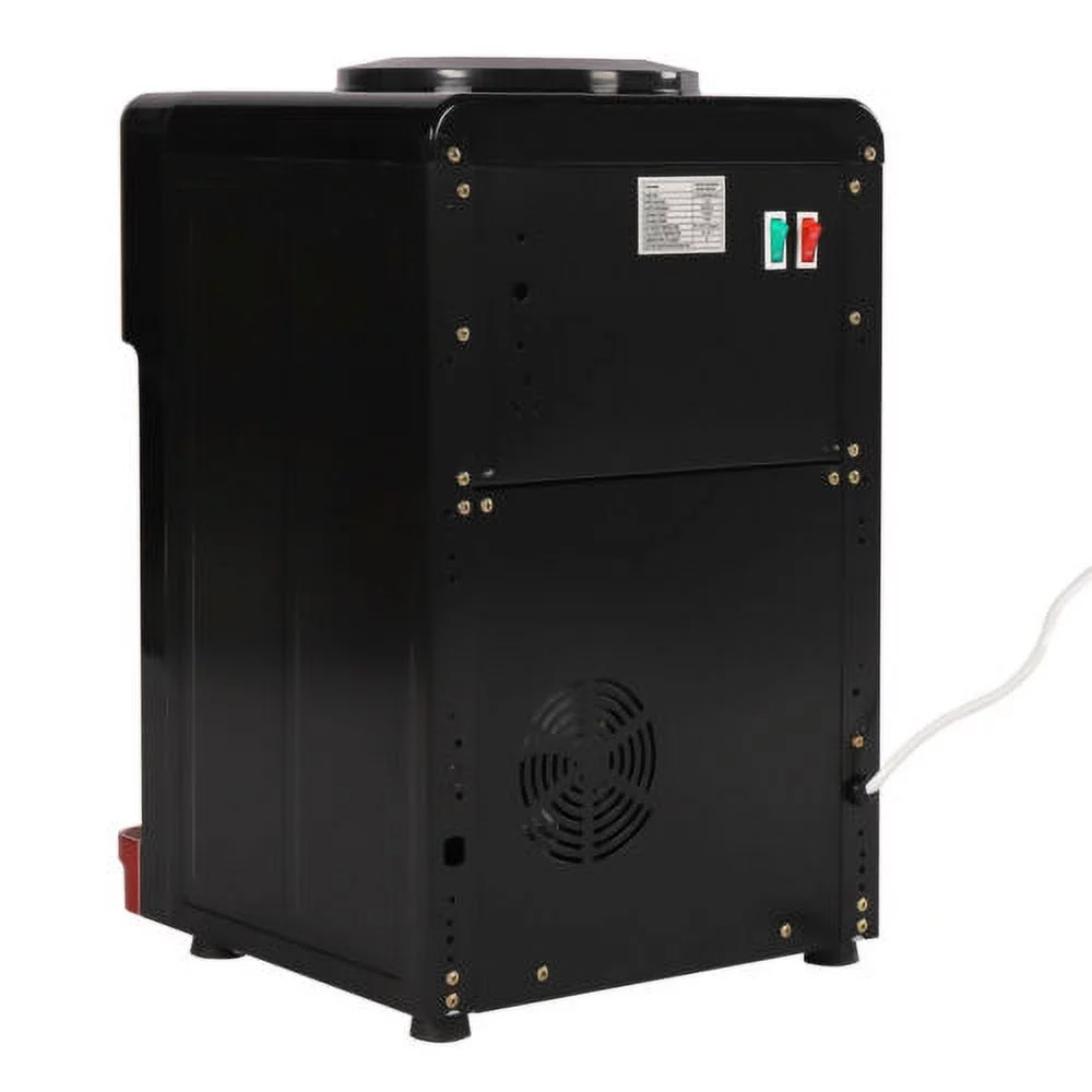 75W 5Gal Dispenser Hot & Cold Water Cooler Child Safety Lock Drinking Fountain