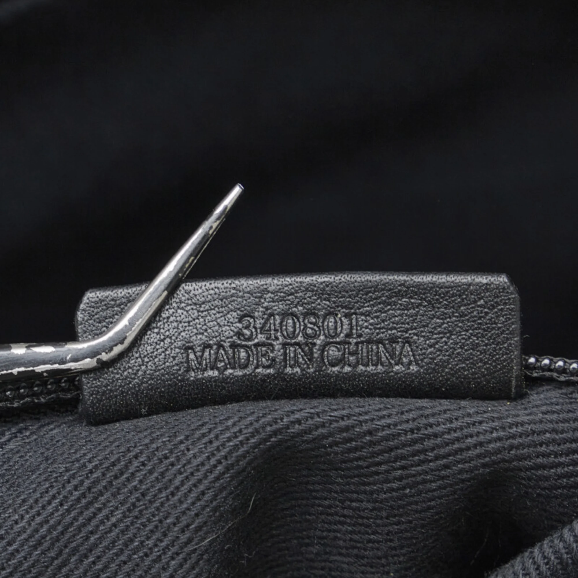 Pre-Owned Loewe Anagram Handbag Tote Bag Gray Silver Canvas Leather Women's LOEWE (Fair)