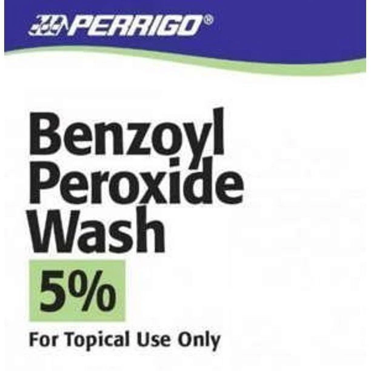 Perrigo Benzoyl Peroxide Acne Medication Face Wash Clear Skin 5 oz, 3-Pack