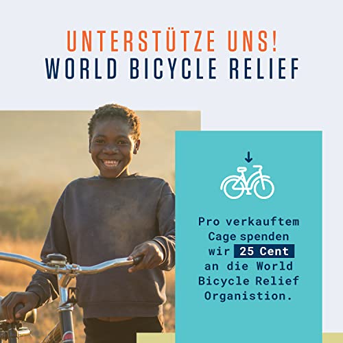 Alphatrail Bike Bottle Cage Max I Lifetime Anti-Breakage Guarantee 36g Lightweight Design I Incl. Fixing Screws I Compatible with Cube, SKS, Elite and Other Drinking Bottles