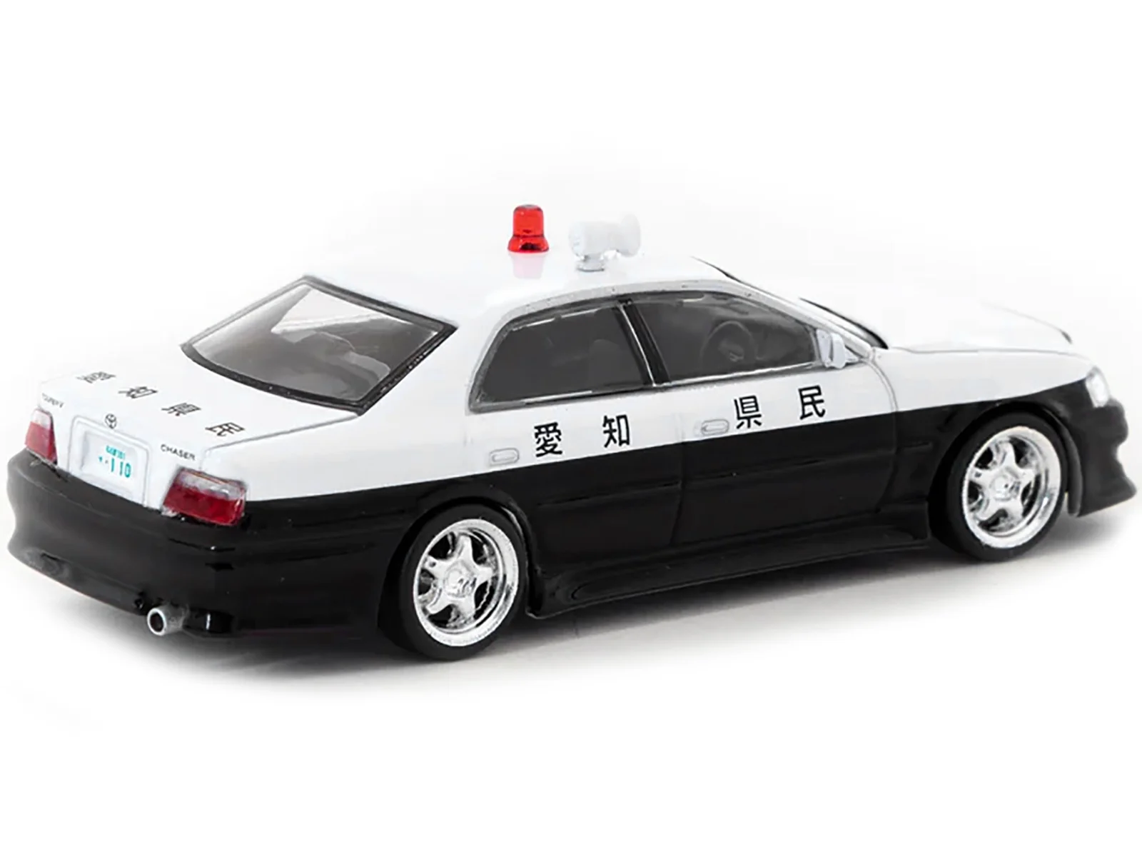Toyota Vertex Chaser JZX100 RHD (Right Hand Drive) Japanese Police Black and White 