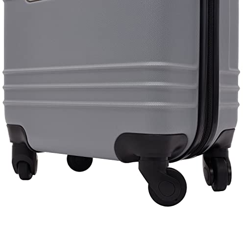 Travelers Club Richmond Spinner Luggage, Charcoal, Carry-On 22-Inch