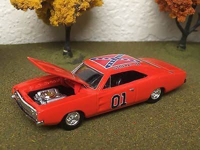 The Dukes of Hazzard - 1969 Charger - General Lee Diecast 1:64 Scale Model Kit