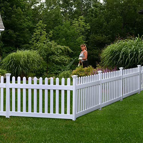 Zippity Outdoor Products ZP19002 No Dig Fence Newport, 36