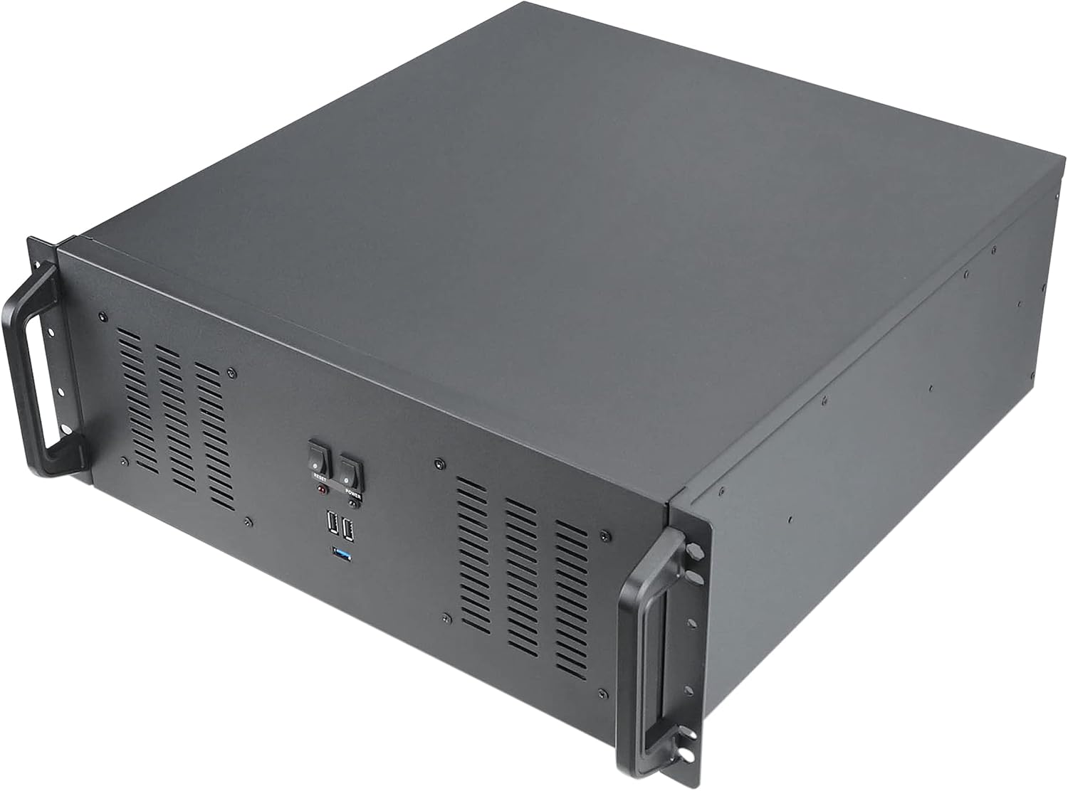 Rosewill 4U Server Chassis 11 Bay Server Case 8X 3.5 + 3X 5.25 HDD, E-ATX, Rackmount Server Case, Include Front 5X 120mm Fans Rear 2X 80mm Fans Metal Rack Mount Computer Case 25 Deep, RSV-L4000U