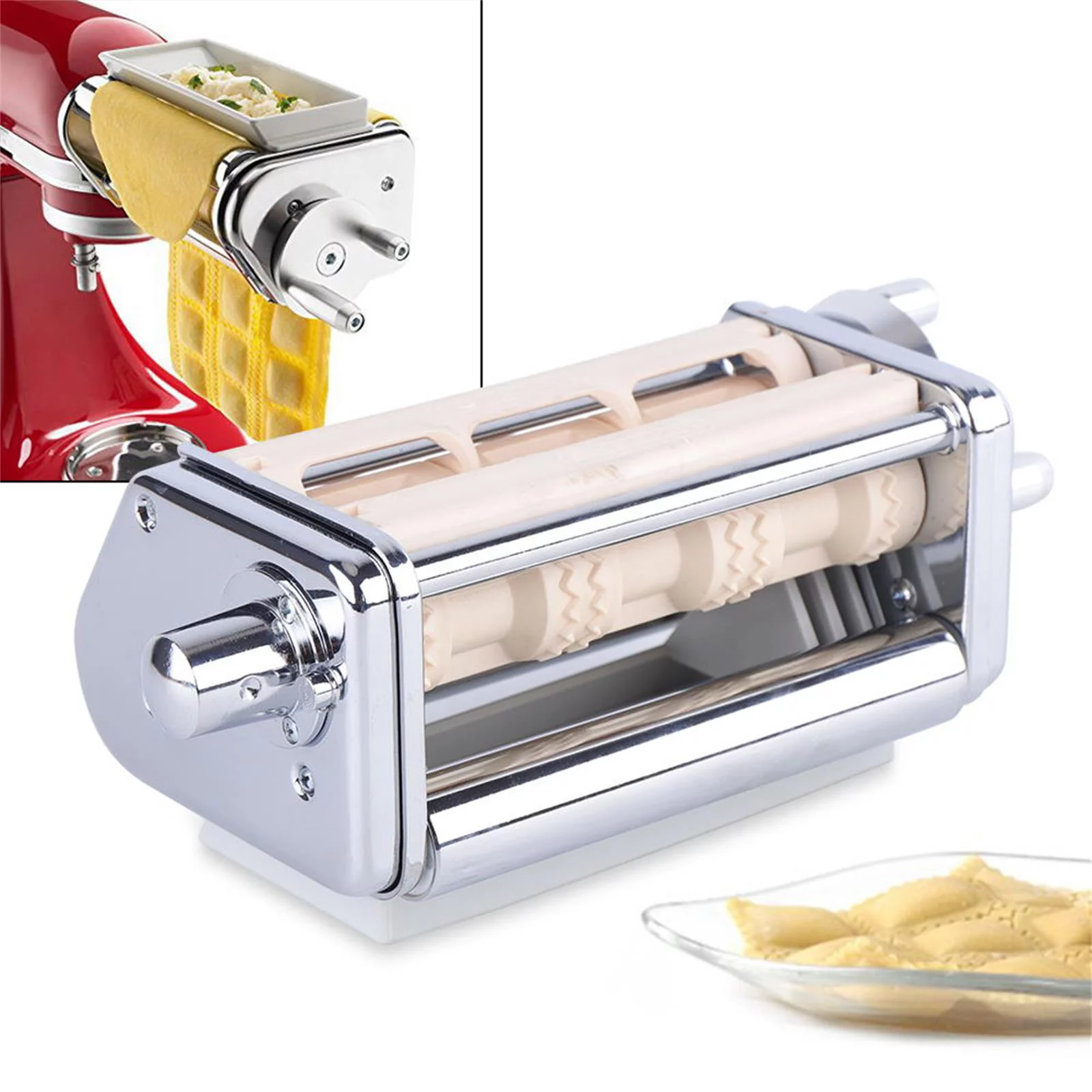 YIYIBYUS Ravioli Maker Stainless Steel Pasta Roller Cutter Maker Dumpling Maker