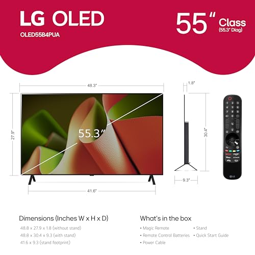 LG OLED55B4P 55 inch Class B4 Series OLED 4K Smart TV