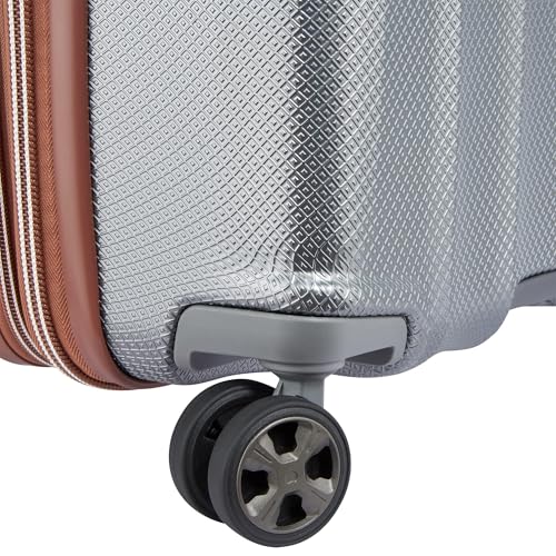 DELSEY PARIS Carrousel Hardside Expandable Luggage with Spinner Wheels, Navy, Carry-on 21 Inch