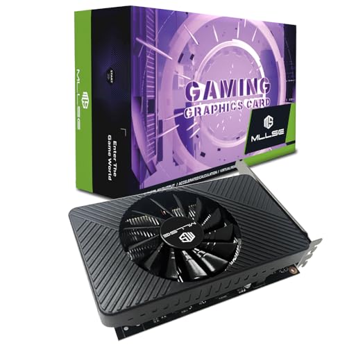 GeForce GTX 750 Ti Graphics Card, 4GB GDDR5, 128-Bit, PCIe 3.0 x16, DirectX 12, 640 CUDA Cores, Low Power Single Fan GPU for Gaming & Work